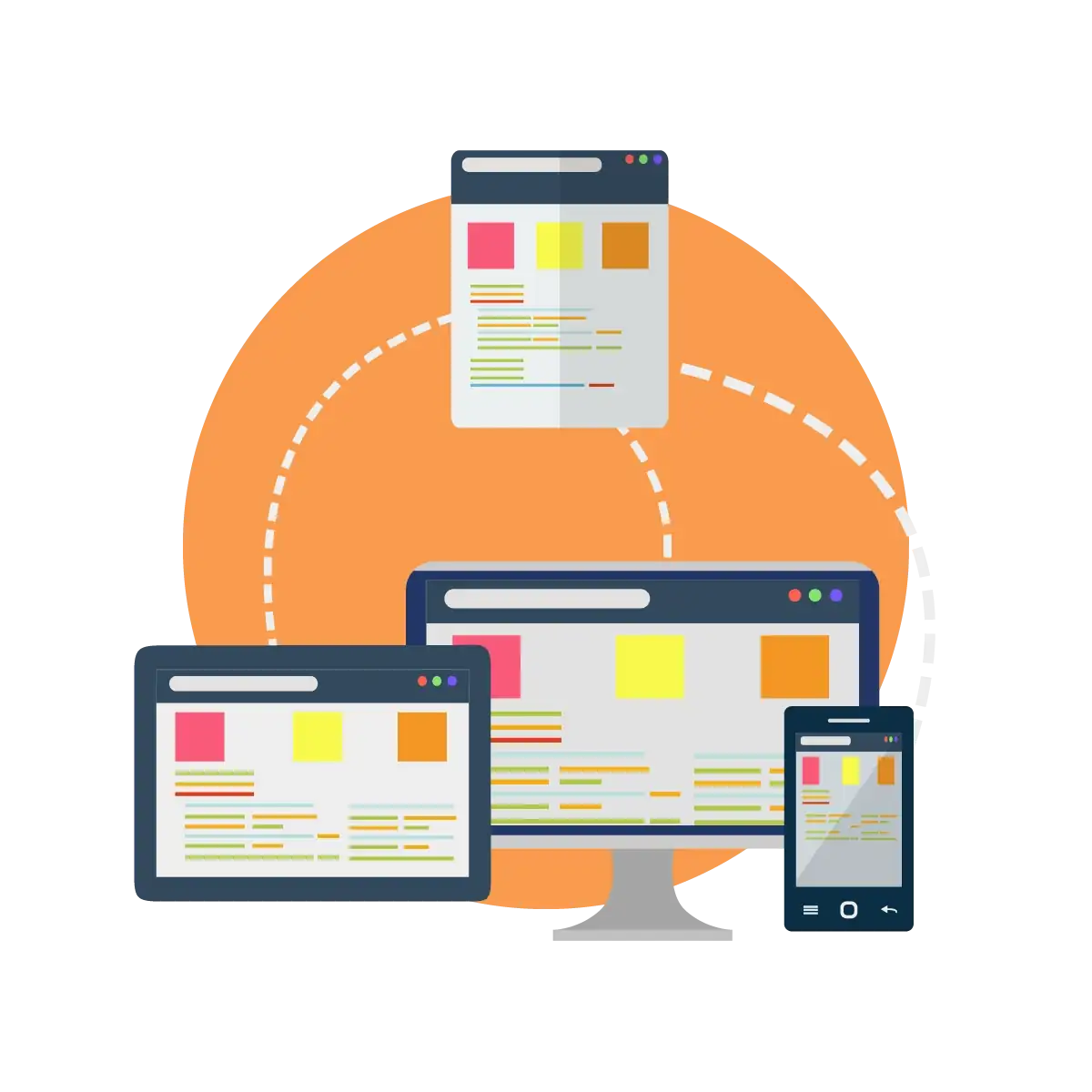 Professional business website design showcasing the company, services, and core values – WolfNova